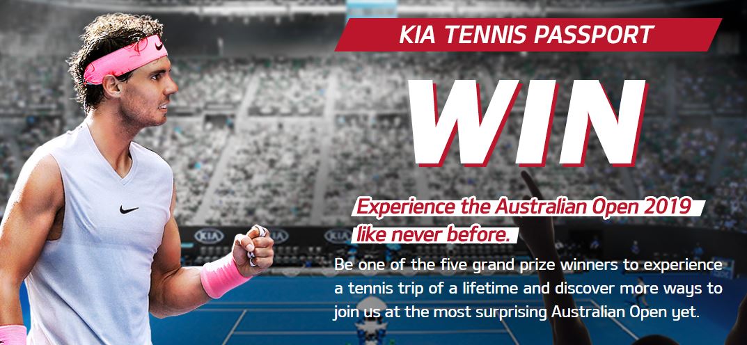 Kia Tennis Passport Competition Win A Trip To The Australian Open 19