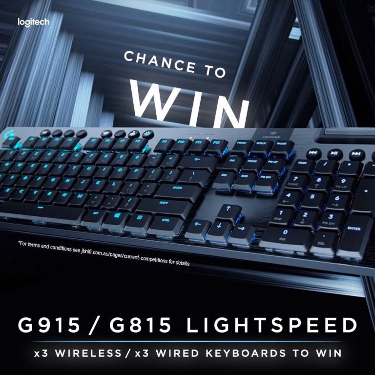 JB HiFi Competition Win 1 of 6 Logitech Mechanical Gaming Keyboards