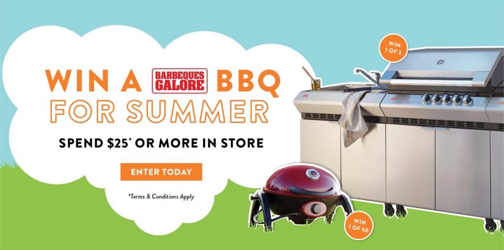 FoodWorks Competition Win a Barbeques Galore BBQ for Summer