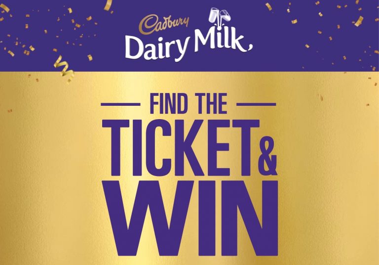 Cadbury Dairy Milk Find the Ticket & Win Promotion 2020 Win up to