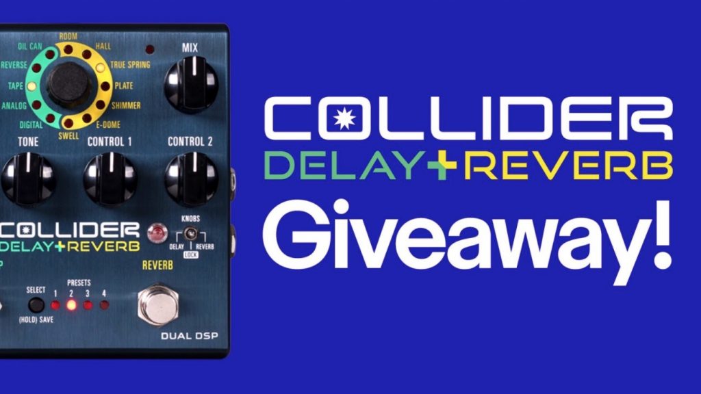Noisegate Competition Win a Collider Delay+Reverb Pedal