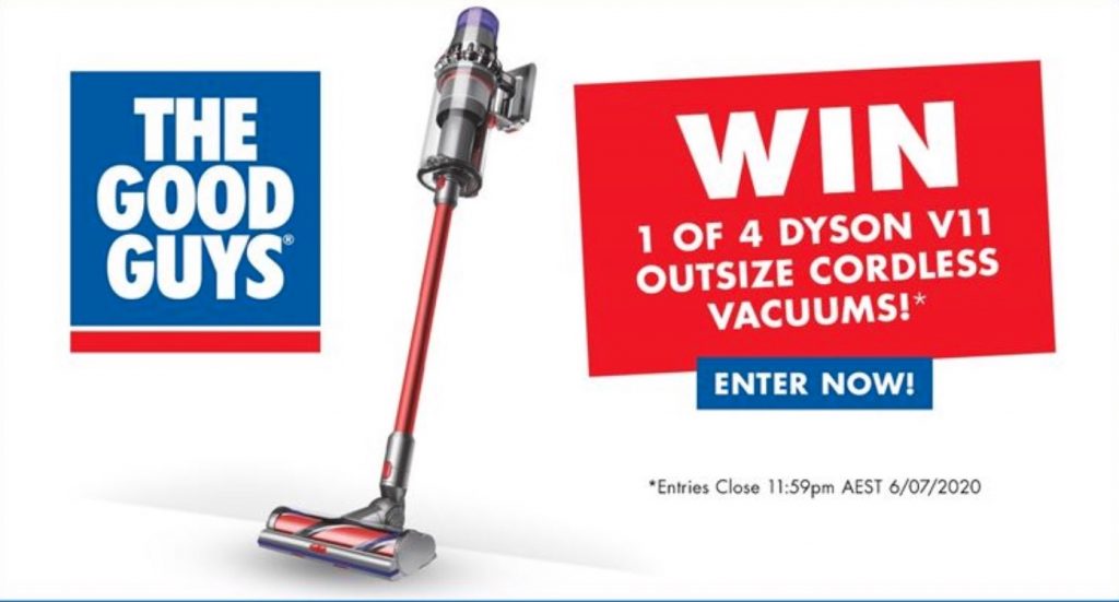The Good Guys Dyson Viewer Promotion Win 1 of 4 new Dyson V11 Outsize