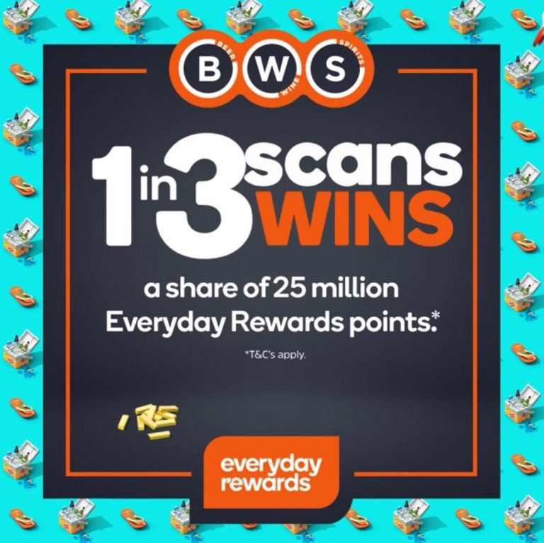 BWS 100 Days of Summer Promotion 2020 Win a share of 25 million Everyday Rewards points