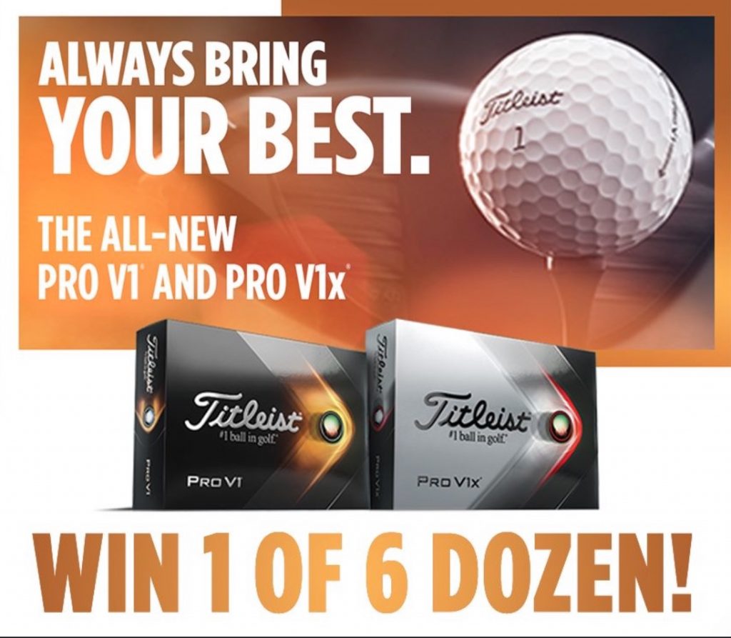 Drummond Golf Competition Win 1 of 6 dozen of Titleist's new Pro V1 or