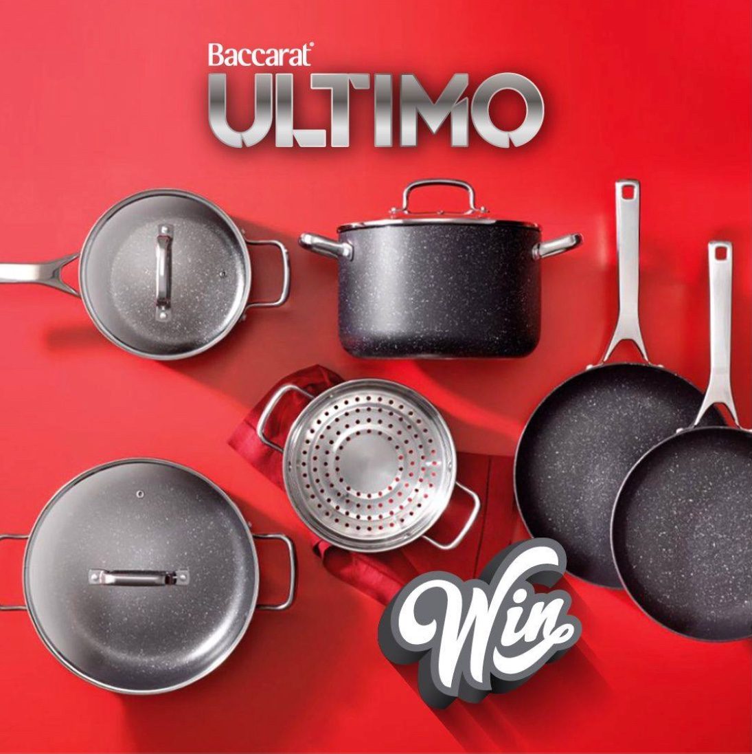 House Competition: Win a Baccarat Ultimo 6 Piece Non-Stick Cookware Set ...