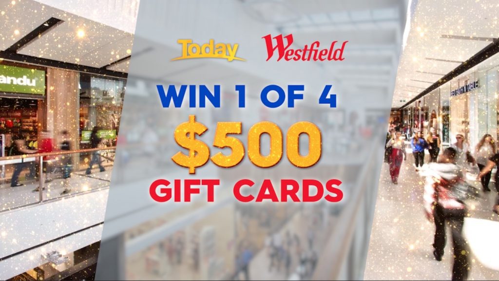 Today Competition Win 1 of 4 500 Westfield Gift Vouchers