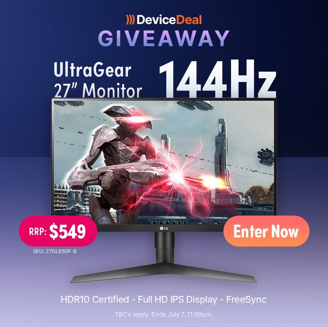 DeviceDeal Giveaway: Win an LG 27