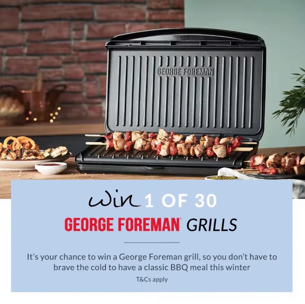 Win 1 of 30 Foreman Grills from National Product Review