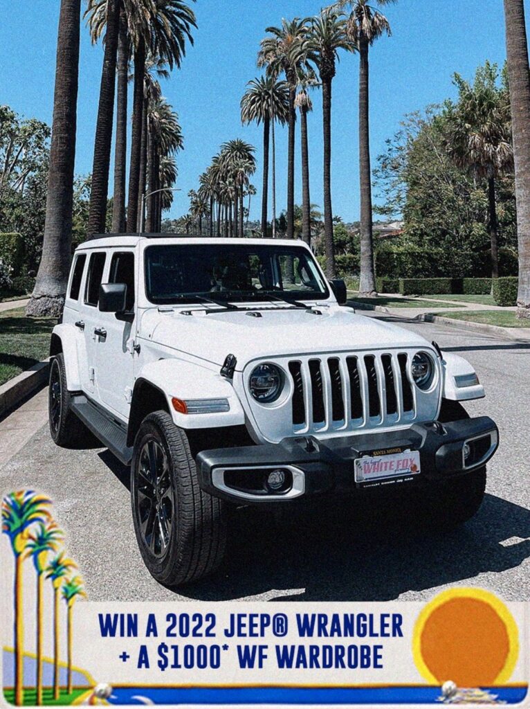 The Biggest White Fox Giveaway Yet: Win a 2022 Jeep Wrangler The Biggest White Fox Giveaway Yet: Win a 2022 Jeep Wrangler