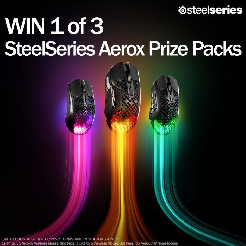 JB HiFi Competition Win 1 of 3 SteelSeries Aerox prize packs