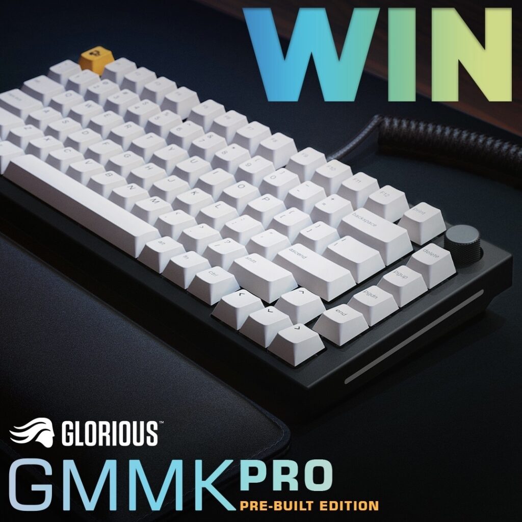 Win a GMMK Pro 75 Prebuilt Keyboard Black Slate