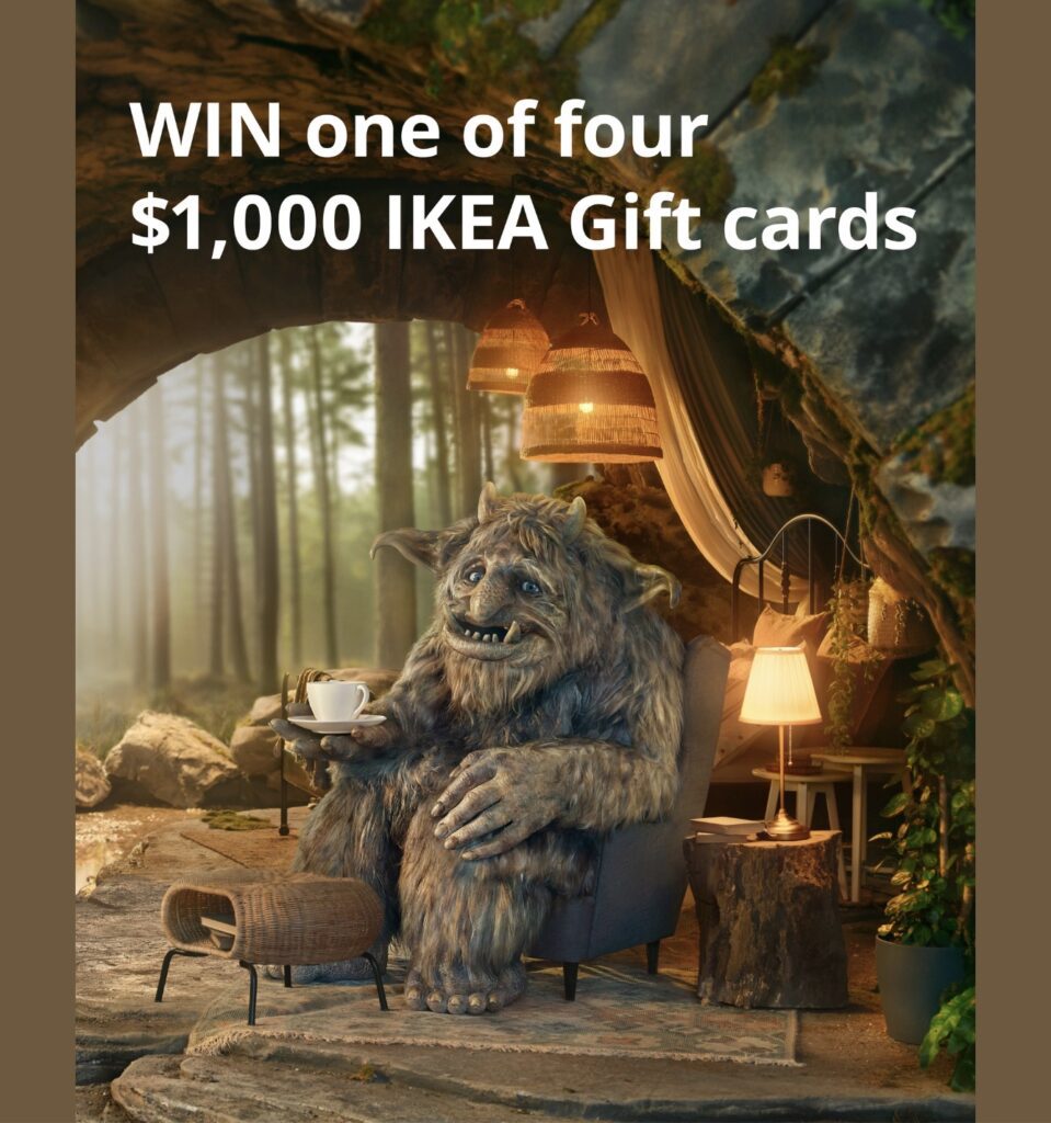 IKEA Competition Win 1 of 4 1,000 IKEA Gift Cards