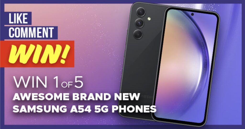 JB HiFi Competition Win 1 of 5 Samsung A54 5G phones