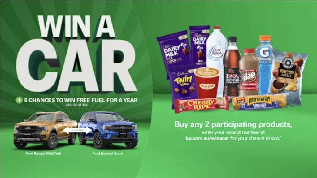 Bp Win a Car Competition Win a 2023 Ford vehicle or free fuel for a year at
