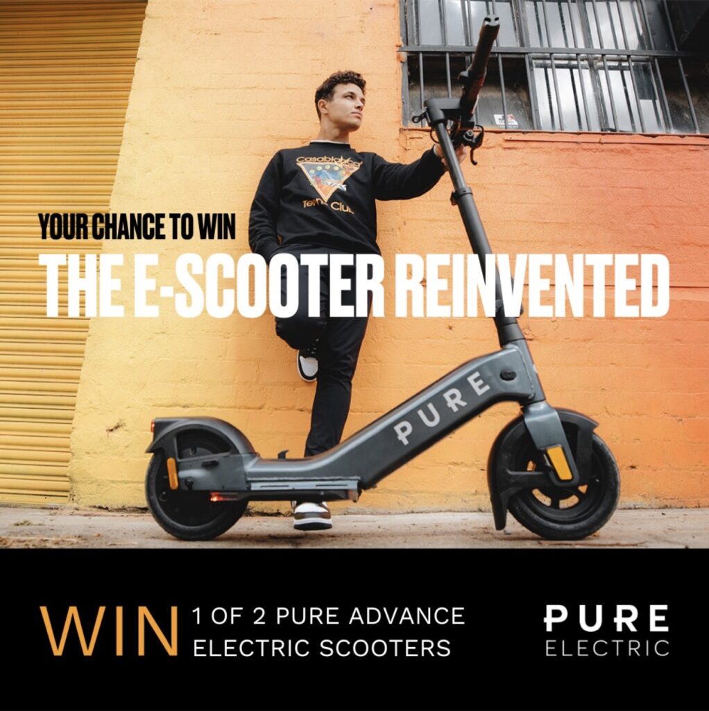 JB HiFi Competition Win 1 of 2 Pure Advance+ Electric Scooters