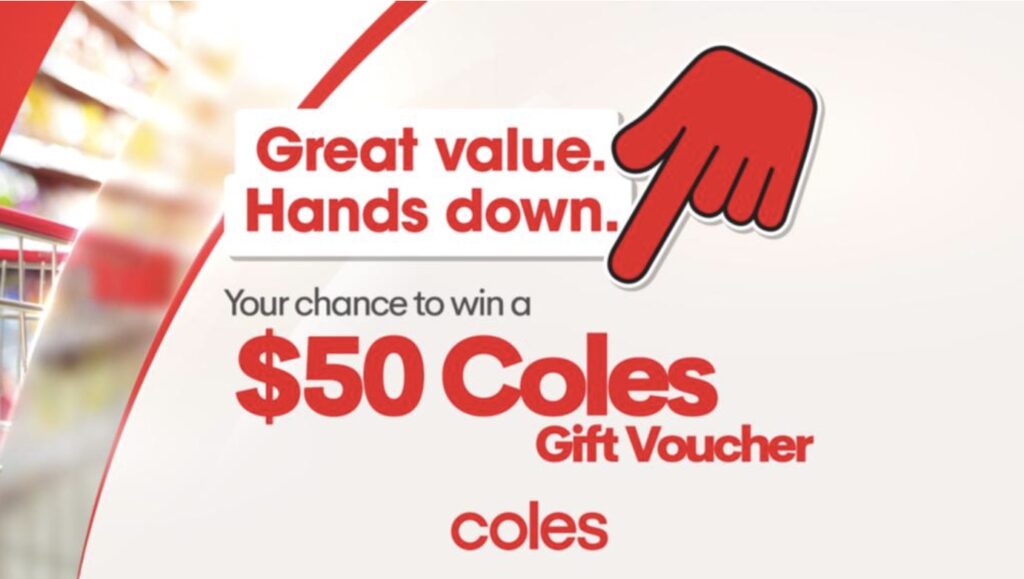 Sunrise Coles Competition Win 1 of 150 50 Coles gift vouchers