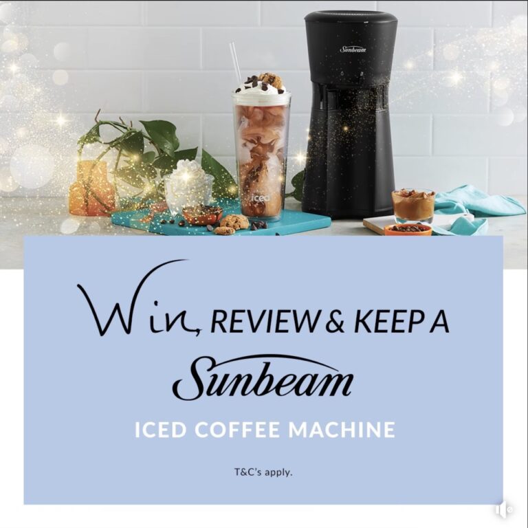 Win, review and keep a Sunbeam Iced Coffee Machine from National