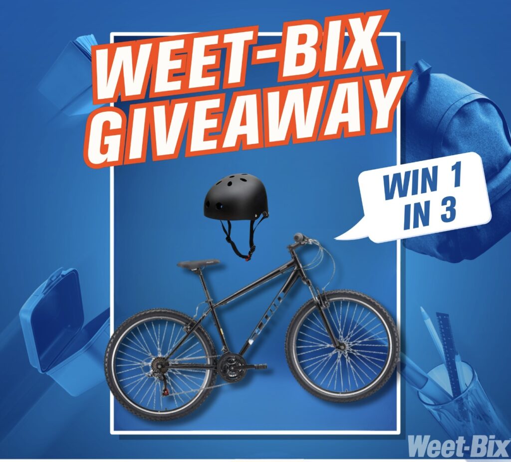 WeetBix School Days Competition Win 1 of 3 Mountain Bikes + Helmets