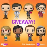 10 Peach Big Bang Theory Competition: Win 1 of 3 The Big Bang Theory Funko POP! Vinyl figures packs