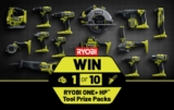 The Living Room Ryobi Competition: Win 1 of 10 Ryobi tools prize packs valued at $1,500 each