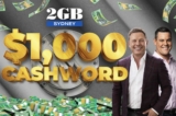 2GB $1000 Cashwords Competition: Win $1,000 every day