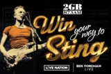 2GB Competition: Win 1 of 20 double passes to see Sting live in concert