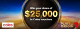 Plate of Origin Coles Competition: Win a share of $25,000 in Coles vouchers at 7plus.com.au