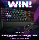 Win 1 of 3 x ASUS gaming keyboard and mouse bundles from PC Case Gear