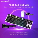 Win an NZXT Function Tenkeyless Keyboard and a NZXT Lift Mouse worth over $250