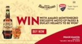 Win With Montenegro Promotion: Win a MotoGP prize pack worth $7800 or Ducati Helmets at winwithmontenegro.com.au