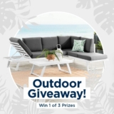 Amart Outdoor Furniture Competition: Win 1 of 3 outdoor prizes valued at up to $1999