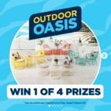 Amart Competition: Win 1 of 4 outdoor 3-piece settings