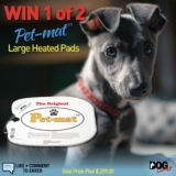 Australian Dog Lover Giveaway: Win 1 of 2 Pet-Mat heated pads for your dog