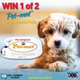 Win 1 of 2 Pet-Mat Heated Pads for your Dog from Australian Dog Lover