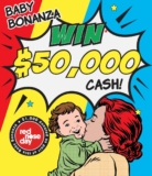 Baby Bonanza 2021 Promotion: Win $50,000 cash at www.babybonanza.com.au