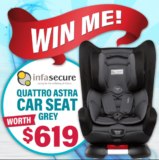 Babyco Competition: Win an Infasecure Quattro Astra Car Seat worth $619