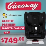 Babyco  Giveaway: Win an Infasecure Achieve Premium Convertible Car Seat worth $749