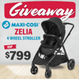 Babyco Giveaway: Win a Maxi Cosi Zelia 4 Wheel Stroller valued at $799