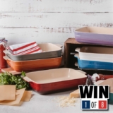 Baccarat Competition: Win 1 of 8 Le Connoisseur Stoneware Lasagne Baking Dish worth $59.99