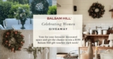 Balsam Hill Women’s Month Competition: Win $100 gift vouchers each week
