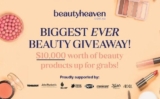 Beautyheaven Biggest Ever Beauty Giveaway: Win 1 of 5 $2000 beauty hauls