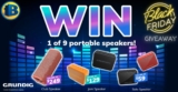 Bi-Rite Black Friday Competition: Win 1 of 9 Grundig portable Speakers