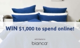 Bianca July Competition: Win $1,000 to spend on products of your choice online