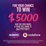 Big Brother Spot & Win Competition: SMS the codeword and win $5,000 prizes