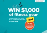 Blackmores MOVE Promotion 2021: Win 1 of 3 $1,000 Rebel Sport vouchers and more at blackmores.com.au/move