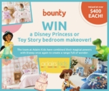 Bounty Parents Competition: Win a Disney Princess or Toy Story Bedroom Makeover from Adairs