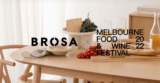 Win 1 of 4 sets of designer furniture from the Brosa Main Stage at the Melbourne Food and Wine Festival