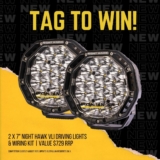 Bushranger 4×4 Gear Competition: Win a set of Night Hawk VLI 7” Driving Lights worth $729