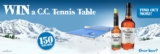 Canadian Club Tennis Table Promotion: Win 1 of 150 CC Table Tennis Tables