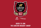Carlton Draught Sweep Promotion: Win up to $10,000 cash at thecarltondraughtsweep.com.au